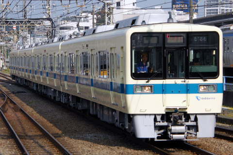  【小田急】8000形8056F 性能確認試運転を海老名駅で撮影した写真