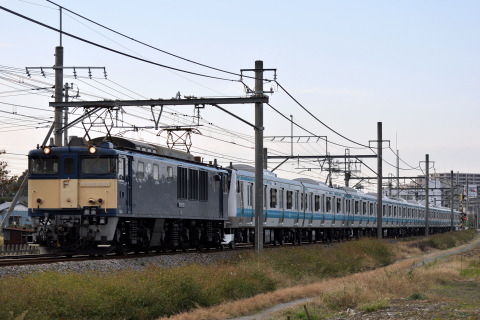 【JR東】E233系1000番代ウラ178編成 配給輸送の拡大写真