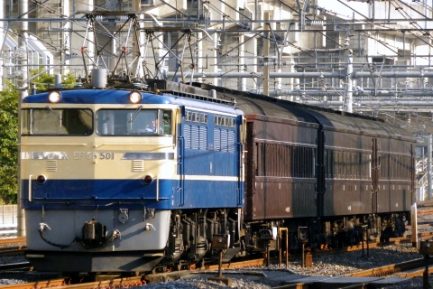 【JR東】旧型客車返却回送を尾久～赤羽で撮影した写真