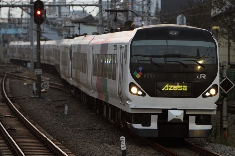 【JR東】新宿駅こ線橋架替工事による運用変更(中央・総武関連)を中野駅で撮影した写真