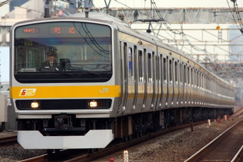  【JR東】E231系B34編成、東京総合車両センター出場を高円寺駅で撮影した写真