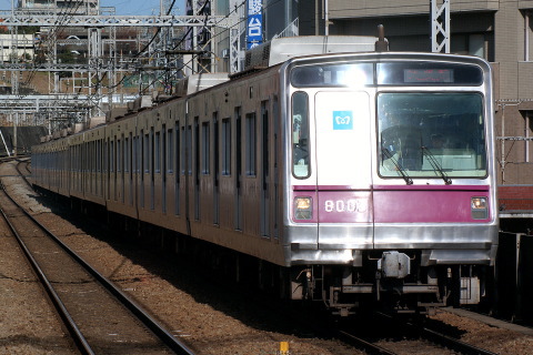 【メトロ】8000系8103F 田園都市線内試運転 - あざみ野駅にて撮影