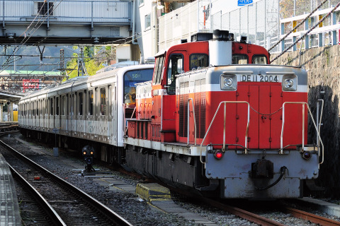 【JR東】209系『MUE-Train』東急車輌入場を逗子駅で撮影した写真