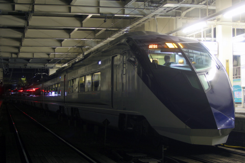 【京成】AE形AE1編成 北総線内夜間試運転を京成高砂駅で撮影した写真