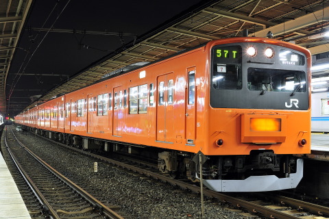 【JR東】中央線高架工事に伴う行先変更を中野駅で撮影した写真
