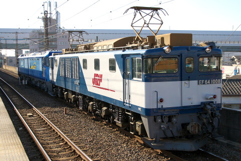 【JR貨】EH200-22 甲種輸送を西浦和駅で撮影した写真