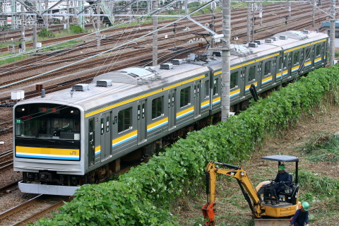 【JR東】205系ナハT11編成東京総合車両センターに回送の拡大写真
