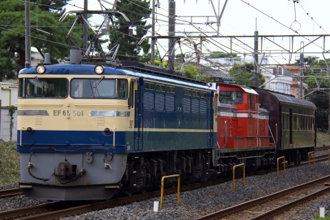 【JR東】郡山総合車両センター公開に伴う展示車両回送 - 大宮～土呂にて撮影