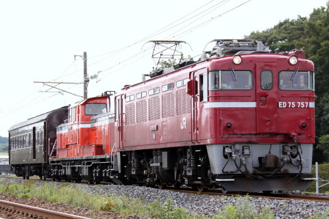 【JR東】郡山総合車両センター公開に伴う展示車両回送の拡大写真