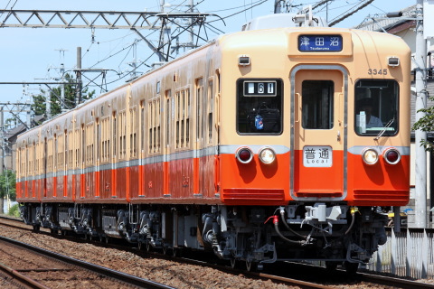 【京成】3300形3324編成『赤電』営業運転に復帰 - 菅野～京成八幡にて撮影