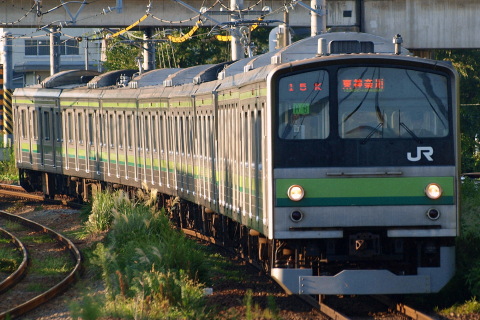 【JR東】205系クラH6編成シングルアーム化 - 大口駅にて撮影