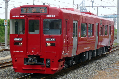 【JR九】キハ220-211公式試運転の拡大写真