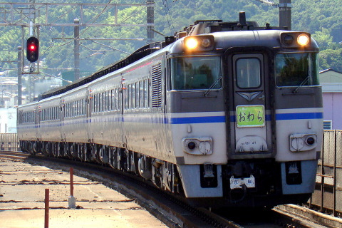 【JR西】キハ181系 特急「おわら」運転を唐崎駅で撮影した写真