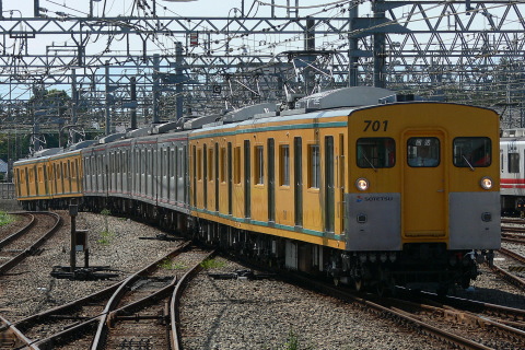 【相鉄】7000系4両 かしわ台へ回送（13日分）の拡大写真
