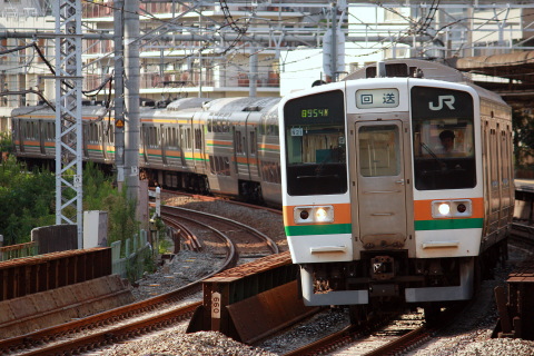 【JR東】211系N21編成大宮総合車両センター出場の拡大写真