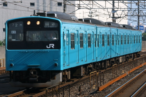 【JR東】201系ケヨK3編成幕張へ回送 - 稲毛駅にて撮影