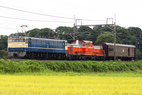 【JR東】郡山総合車両センター公開による展示車両返却配給の拡大写真