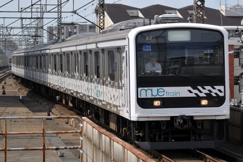 【JR東】209系『MUE-Train』 川越車両センターへ返却を北朝霞駅で撮影した写真