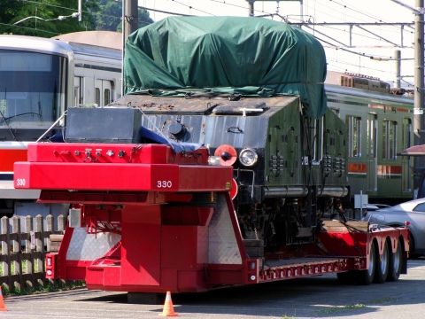 【東急】デキ3021形、長津田車両工場搬出を恩田～長津田で撮影した写真