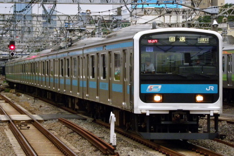 【JR東】209系ウラ60編成疎開回送 - 池袋駅にて撮影