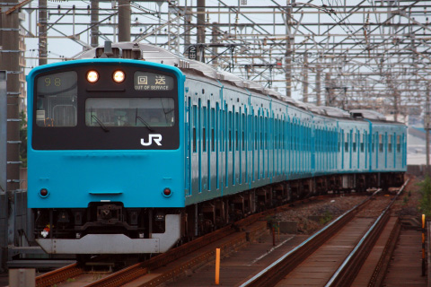 【JR東】201系K4+54編成東京総合車両センター出場の拡大写真