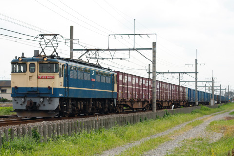 5789レを代走牽引するEF65-1082。