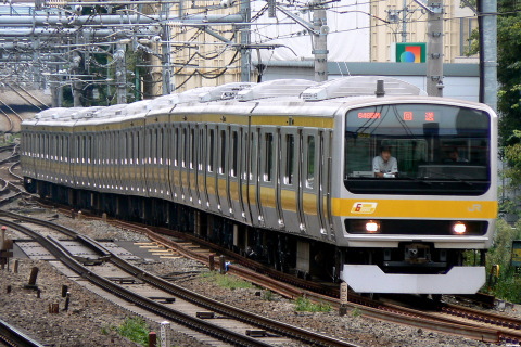 【JR東】E231系ミツ39編成 東京総合車両センター出場を五反田駅で撮影した写真