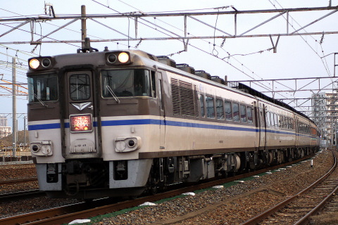 【JR西】特急｢かにカニはまかぜ｣号運転 - 千里丘～岸辺にて撮影