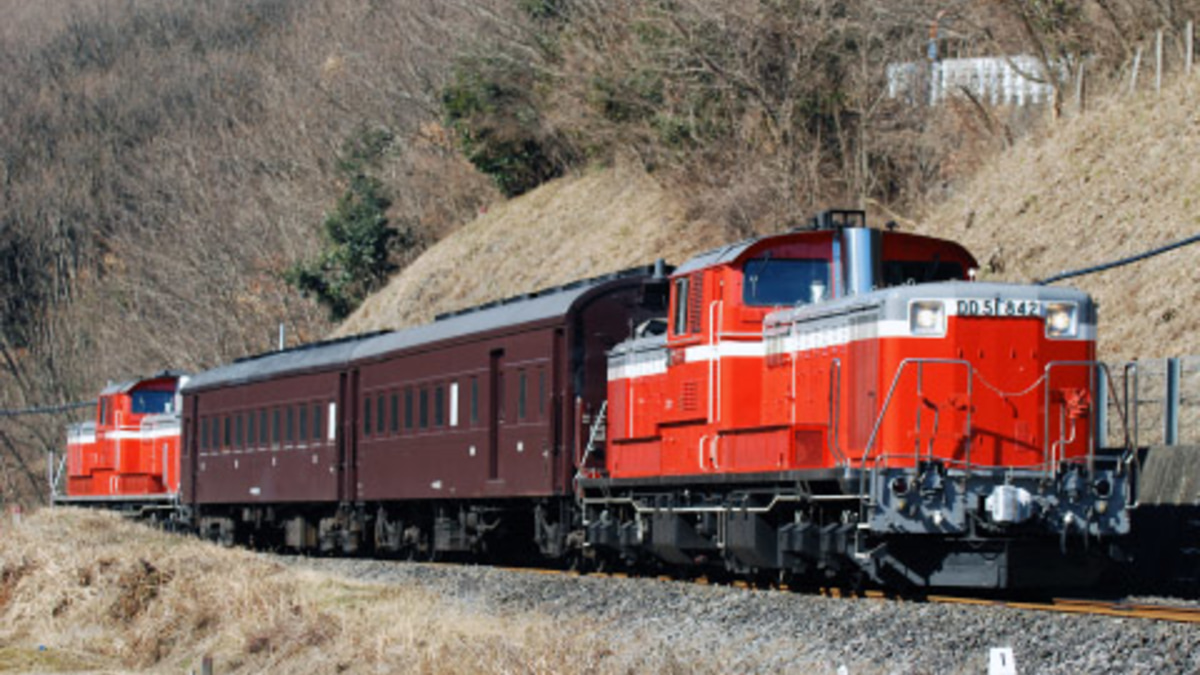 JR東】DD51＋旧客2両使用 八高線乗務員訓練 |2nd-train鉄道ニュース