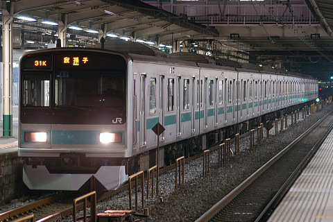 【JR東】209系1000番代マト82編成運用復帰を柏駅で撮影した写真