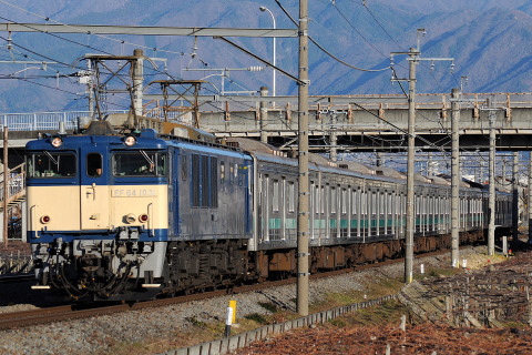 【JR東】207系900番代マト71編成 廃車配給を石和温泉～酒折で撮影した写真