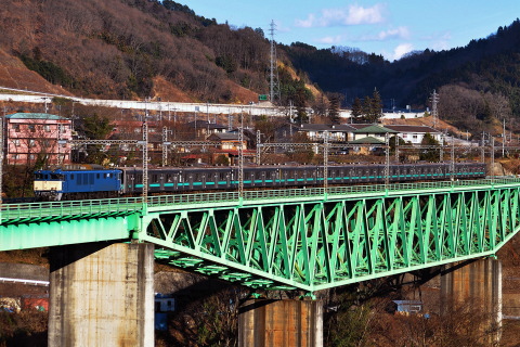 【JR東】207系900番代マト71編成 廃車配給を鳥沢～猿橋で撮影した写真