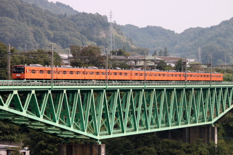 【JR東】中央線201系トタH7編成 さよなら運転の拡大写真