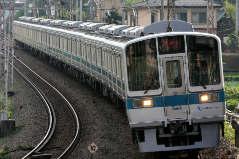 【小田急】1000形1094F（10連） 性能確認試運転を鶴巻温泉駅で撮影した写真