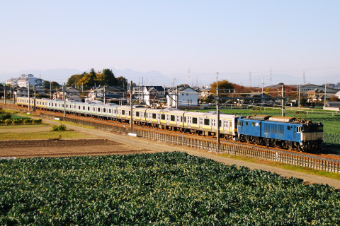 【JR東】山手線用サハE231形600・4600番代 配給輸送を岡部～本庄で撮影した写真