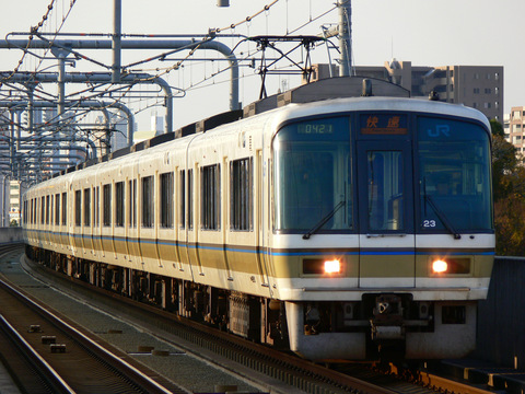 【JR西】221系 阪和線での営業運転終了の拡大写真