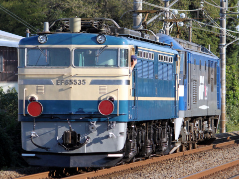 【JR東】EF65-535 隅田川へ回送の拡大写真
