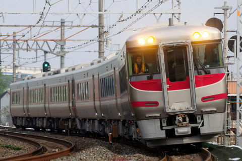 【JR西】キハ189系 特急「はまかぜ」営業運転開始を長岡京～山崎で撮影した写真