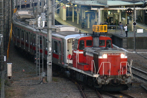 【東急】5050系5163F 甲種輸送を長津田駅付近で撮影した写真
