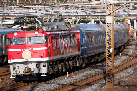 【JR東】24系青森車使用 団体臨時列車を尾久～上野で撮影した写真