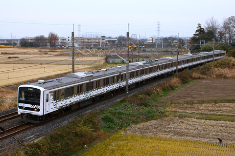 【JR東】209系『MUE-Train』宇都宮線試運転を新白岡～白岡で撮影した写真