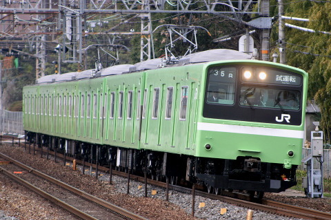 【JR西】201系ナラND610編成 試運転の拡大写真