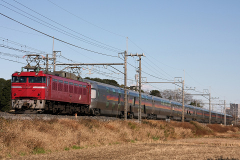 【JR東】寝台特急「カシオペア」をEF81-137が代走牽引