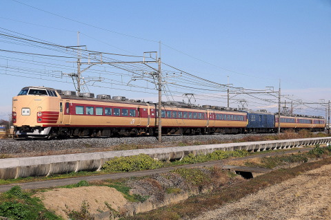 【JR東】クモヤ145-110 廃車回送を東鷲宮～栗橋で撮影した写真