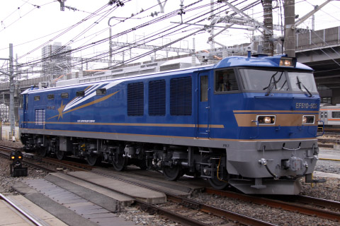 【JR東】EF510-502 単機で試運転を大宮駅で撮影した写真