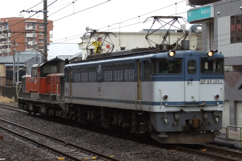 【JR貨】愛知機関区所属DD51-856 大宮車両所入場を西国分寺駅で撮影した写真