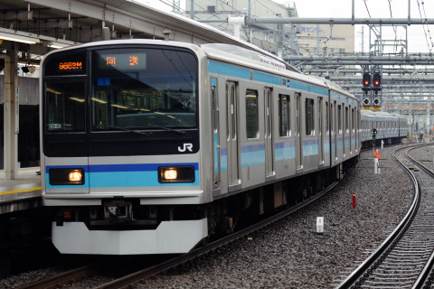【JR東】E231系ミツK1編成 東京総合車両センター出場を大崎駅で撮影した写真