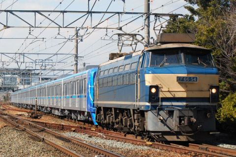 【メトロ】東西線15000系 甲種輸送を二川～新所原で撮影した写真