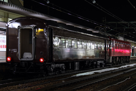 【JR東】スハフ42-2173　秋田総合車両センター出場配給 を新津駅で撮影した写真