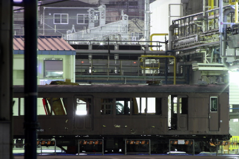 【JR東】クモハ12・クモヤ90解体を東京総合車両センター(敷地外)で撮影した写真